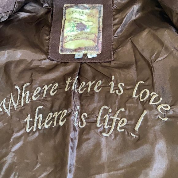 Embroidered Denim Coat - Picture 7 of 14